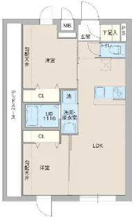東京都板橋区若木2【マンション】の間取り