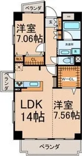 Primavera【4階】の間取り