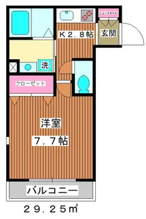 メゾン ドゥ ルミエール【2階】の間取り