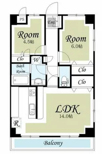 東京都足立区一ツ家3【マンション】の間取り