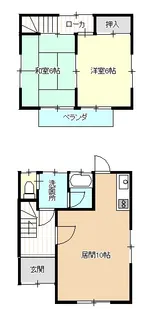 岡山県総社市清音柿木【一戸建】の間取り