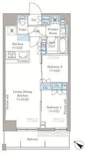 埼玉県さいたま市南区南本町1【マンション】の間取り