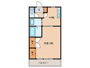 ビュ-ティ武田【2階】の間取り