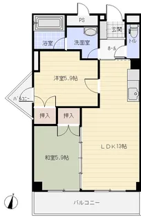 カーサ・エスペランサ【3階】の間取り