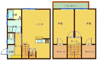 長崎県長崎市虹が丘町【一戸建】の間取り