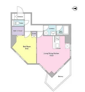 CASA DE FLORA【4階】の間取り