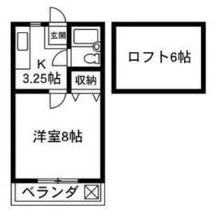 KGハイツVII【1階】の間取り