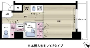 フェニックス日本橋人形町【4階】の間取り