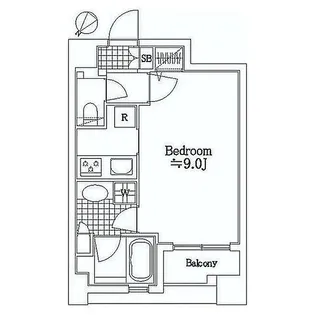 デュオ・スカーラ常盤台【10階】の間取り