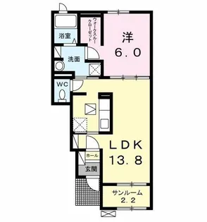 アン アーブル B【1階】の間取り