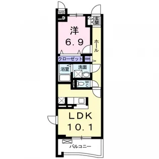 アルコバレーノ【2階】の間取り