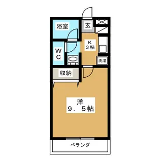 サニーフォレスト【3階】の間取り