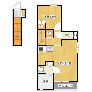 repos I【3階】の間取り