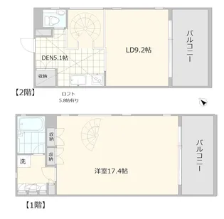 ウィスタリアコート ウエスト【2階】の間取り