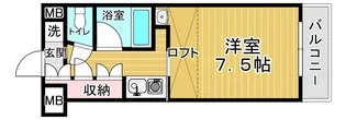 スリーゼ城【6階】の間取り