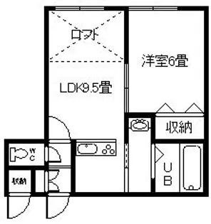 グランスイート310【2階】の間取り
