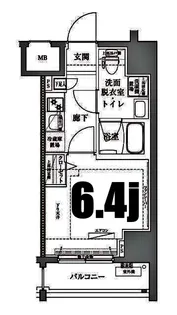 アイル横浜関内【7階】の間取り