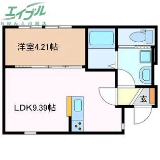 lebois桑名 II【1階】の間取り