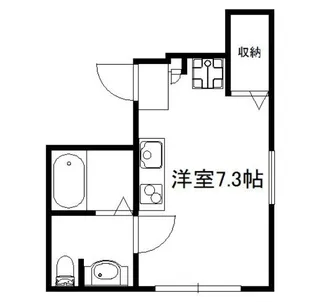 ラフォーネ下目黒【1階】の間取り