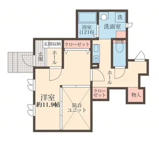 ベル レゾナンス【1階】の間取り