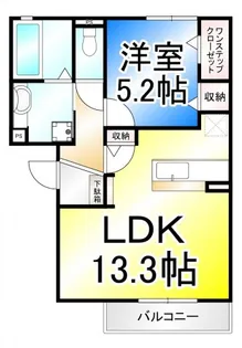 エスポワール・東和田【1階】の間取り