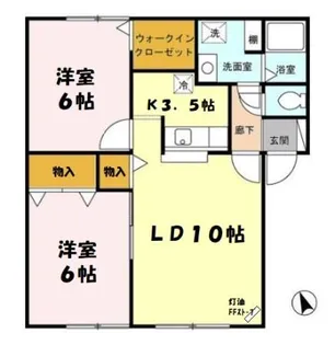 セジュール A【1階】の間取り