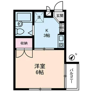 ボヌール南浦和【3階】の間取り