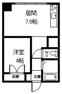 ベルディコート本町【2階】の間取り