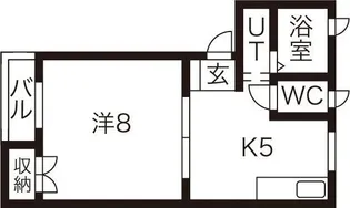 ヴェルデ・ソレアード【1階】の間取り
