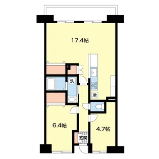 コンフォート津田沼弐番館【7階】の間取り