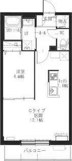 スペリオール二十四軒【3階】の間取り