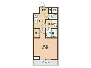 エスプレイス大阪城SOUTH【11階】の間取り