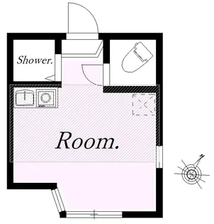 ユナイト星川メリルボーン【2階】の間取り