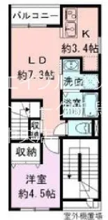 BUENA笹口III【2階】の間取り