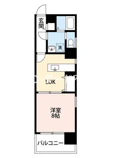 FUKUE BLD松ヶ枝町【5階】の間取り