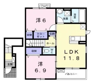 グレイス【2階】の間取り