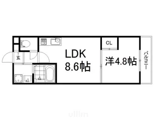 サクシード伏見駅前の間取り