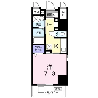 La Pente Volume【7階】の間取り