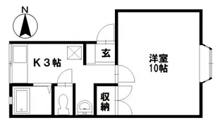 マーセルエミール【2階】の間取り
