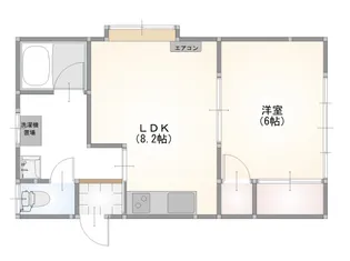 エクセレントハイツ【1階】の間取り