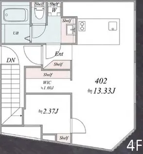 trias220【4階】の間取り