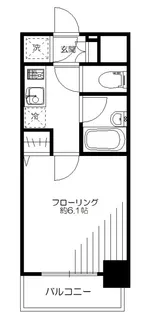 パレステュディオ小石川後楽園【4階】の間取り