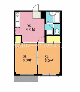 エルディム斉藤【1階】の間取り