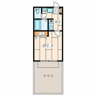 サウスポート上大岡【1階】の間取り