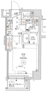エストゥルース東向島【7階】の間取り