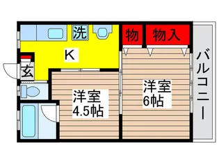 コーポ石川【2階】の間取り