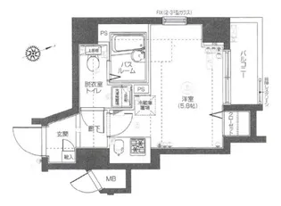 エルミタージュ横濱弘明寺【4階】の間取り