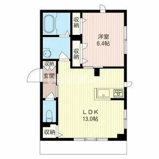 Premias【1階】の間取り