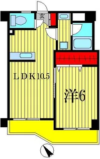 丸八ビル【5階】の間取り