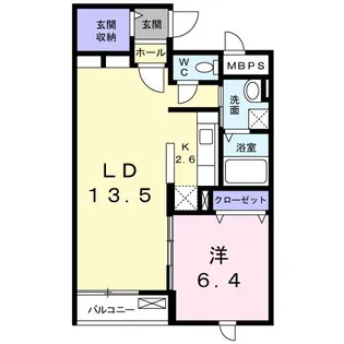 Cherry Amber【1階】の間取り